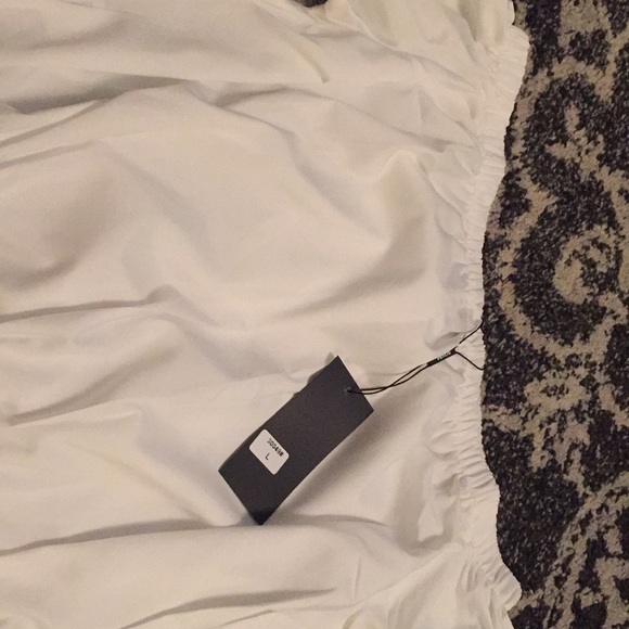 Off Shoulder 3/4 Bubble Sleeve Top - Picture 5 of 5